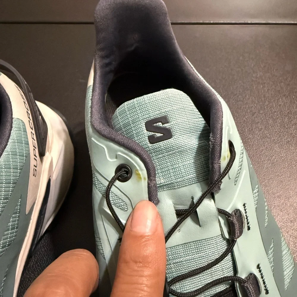 Salomon Women's Speedcross 4 Trail Shoes - Aqua and Black